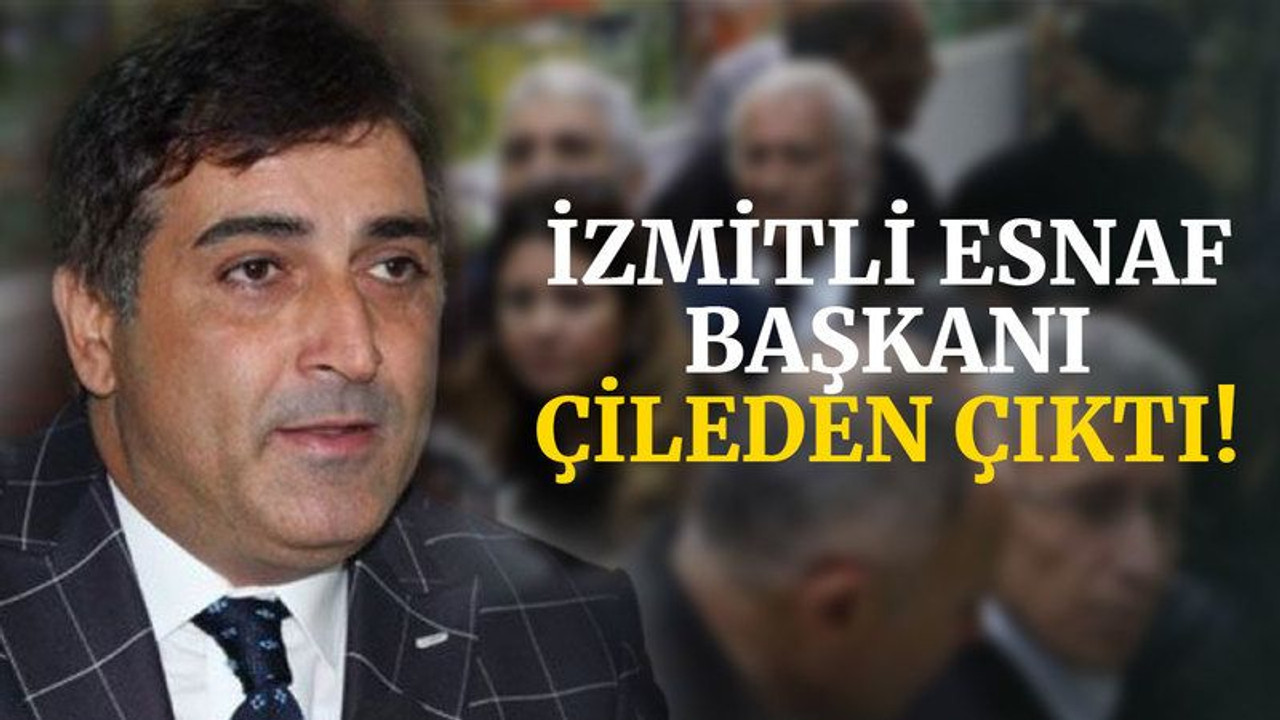 İzmitli esnaf başkanı çileden çıktı!